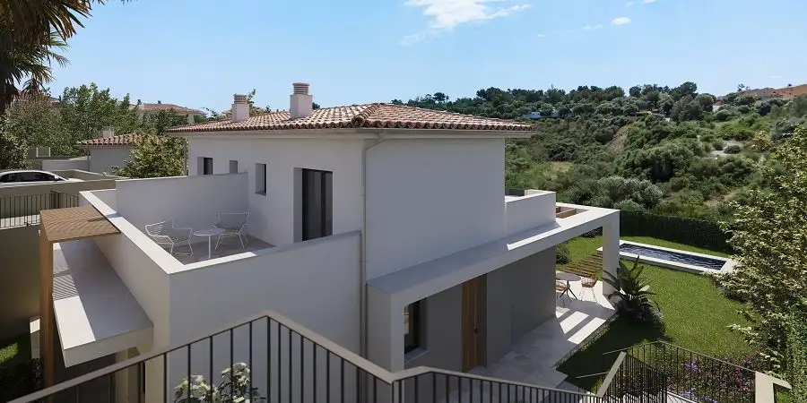New Villa Urbanization, 2,3 or 4 bedrooms, prices from 380,000€. 