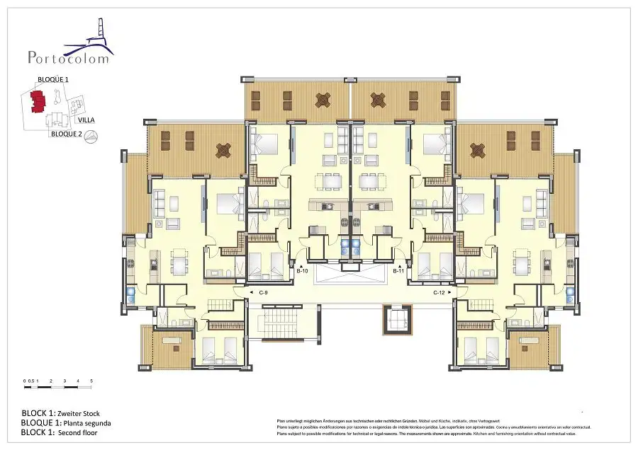 NEW build in 2 bedroom apartments with shared pool, South East Mallorca 