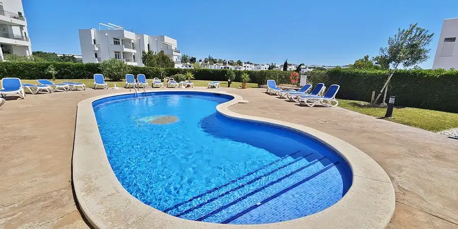 Modern Two bedroom apartment with 3 pools and elevator beside Cala dor marina 