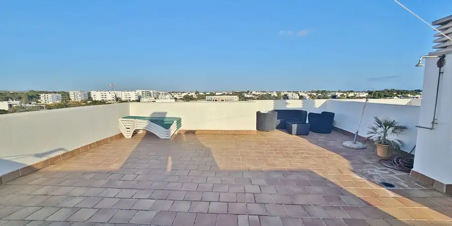 Cala D'or penthouse by the marina of Cala d Or with big terrace. 