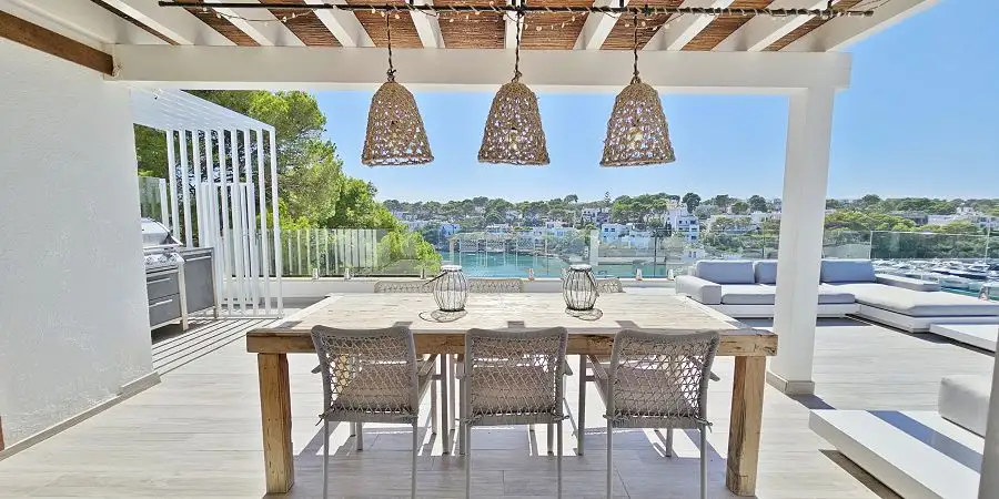 SOLD  Spectacular Penthouse prime position front line, Cala dor, Mallorca 