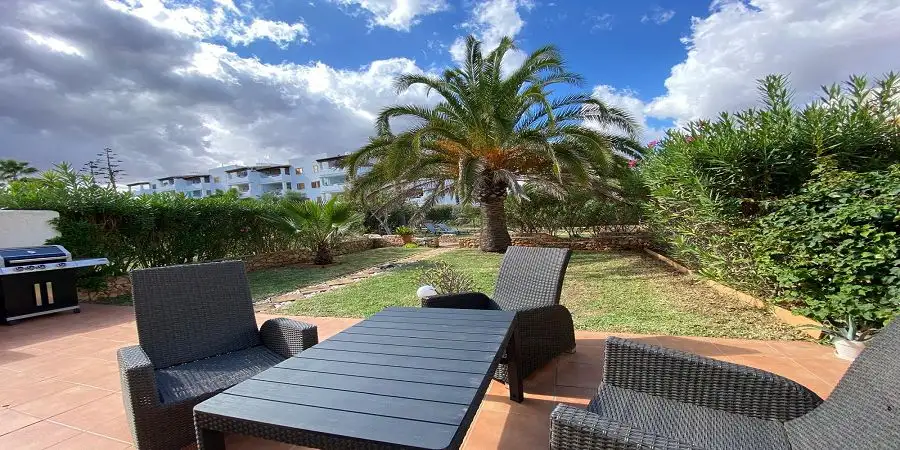 Groundfloor apartment in Bella Luna Cala Egos Cala Dor with private garden and pool 