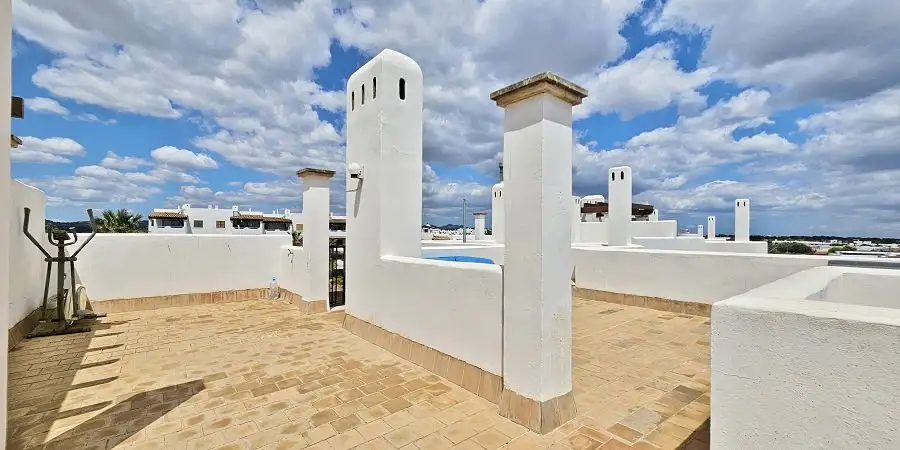 Penthouse with seaview  from private rooftop terrace southeast Majorca 