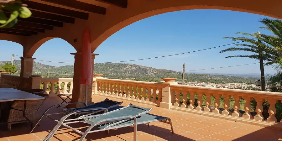 Wonderfull villa with amazing view over Alaro and the country side of Mallorca