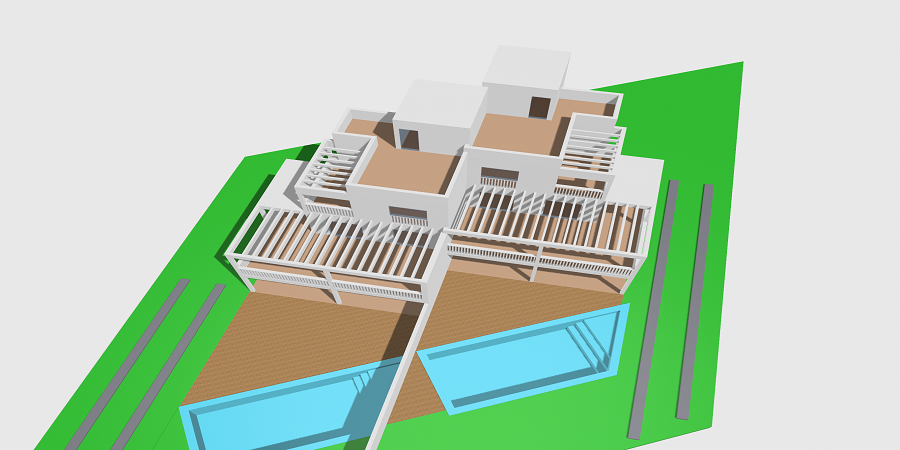 Luxurious new built semi-detached house by the Marina. 
