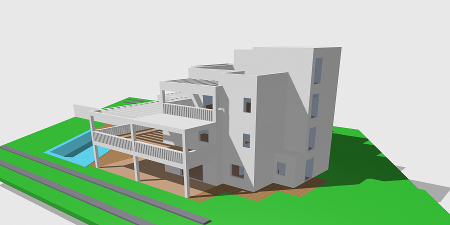 Luxurious new built semi-detached house by the Marina. 