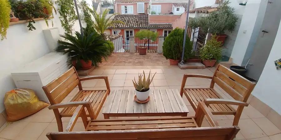 Home in St Catalina, 2 bedrooms, Palma, duplex penthouse and roof terrace