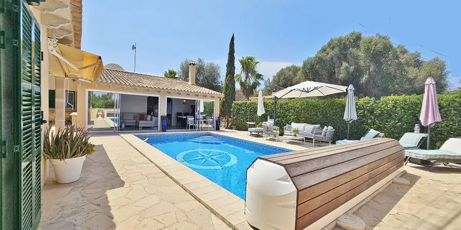 Santanyi Villa with heated pool, modernized and a guest house, Mallorca 