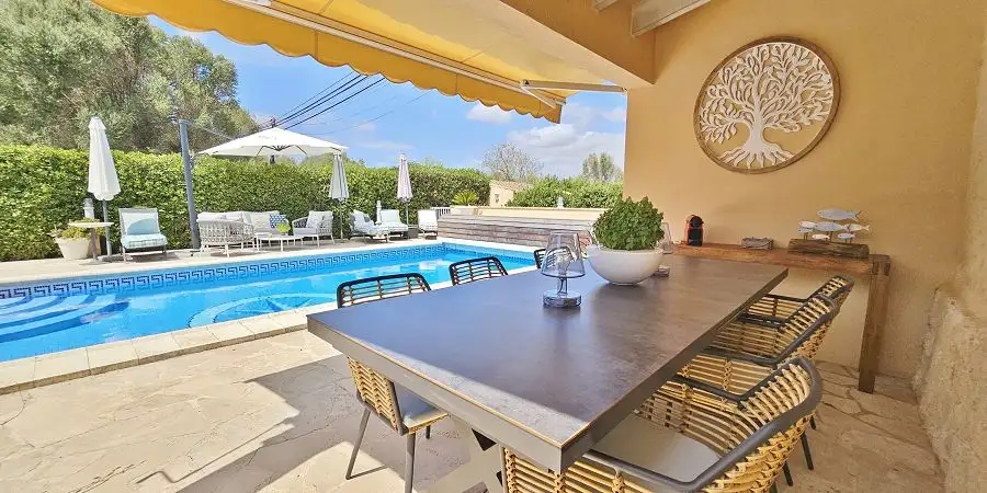 Santanyi Villa with heated pool, modernized and a guest house, Mallorca 