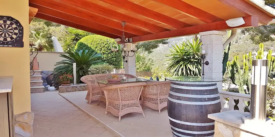 Luxury villa in the Calvia Portals Costa den Blanes with panoramic views.  