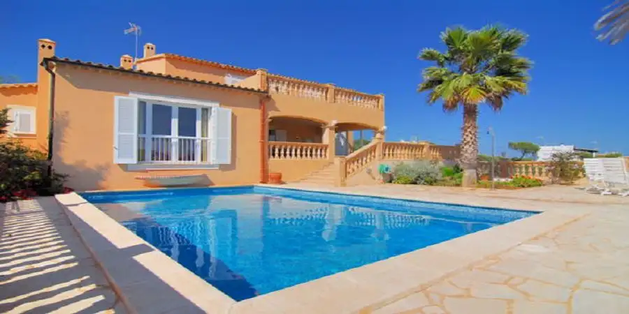 Villa with sea and marina view in Portopetro with Pool, Majorca