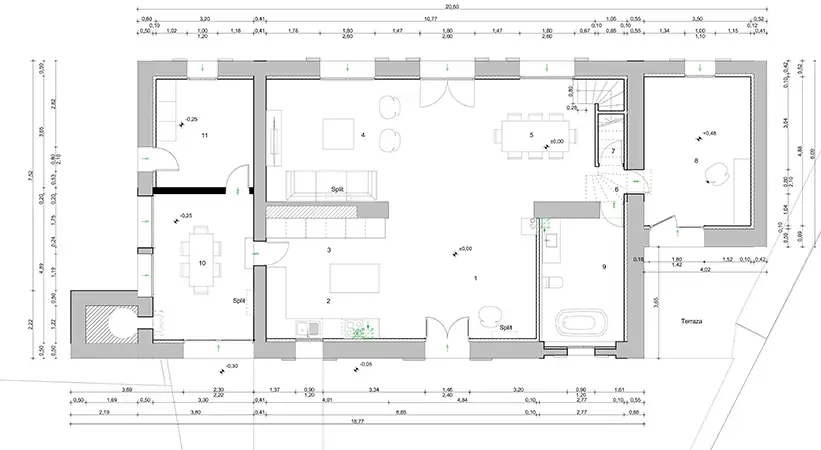 Finca refurbing project with building permit Es Carritxo near Cas Concos 