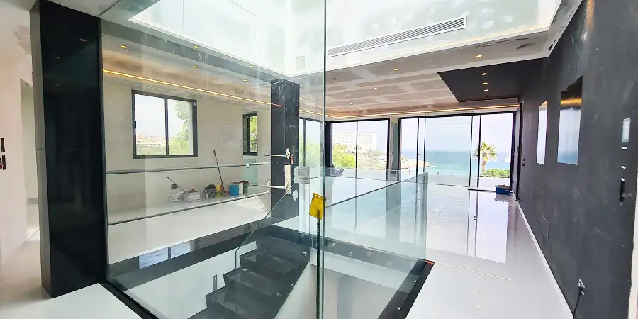 New built ultra modern Villa at the beach Cala Domingos in Cala Murada and beach access 